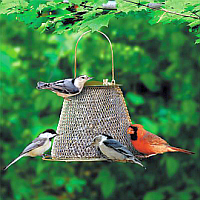 NO/NO Steel Wire Mesh Bird Feeders